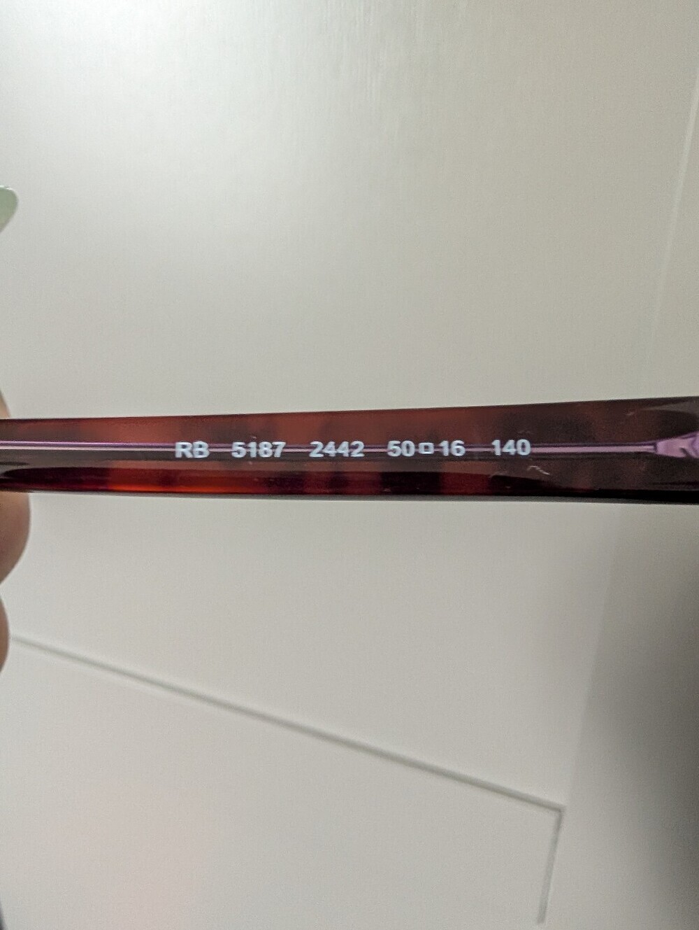 Ray Ban Brown Rectangular Glasses - Picture 8 of 8